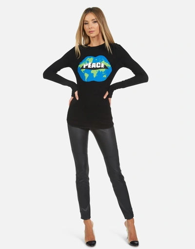 Lauren Moshi Mckinley X World Peace Lips In Black