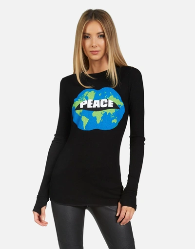 Lauren Moshi Mckinley X World Peace Lips In Black