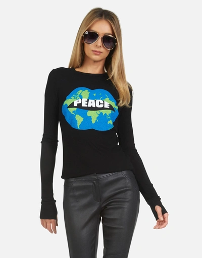 Lauren Moshi Mckinley X World Peace Lips In Black