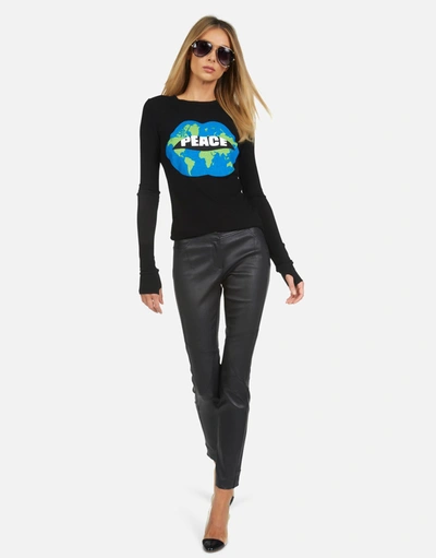 Lauren Moshi Mckinley X World Peace Lips In Black