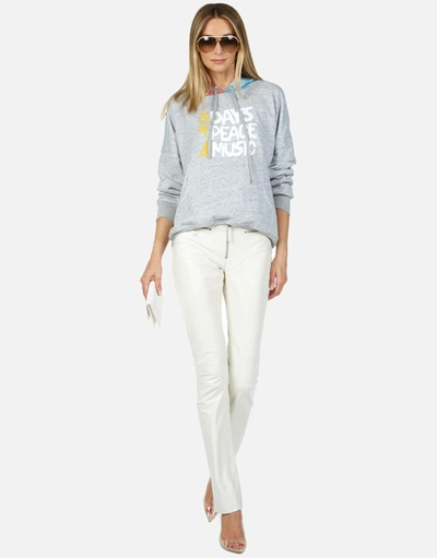 Lauren Moshi X Woodstock Melanie Woodstock Peace In Heather Grey/skittles