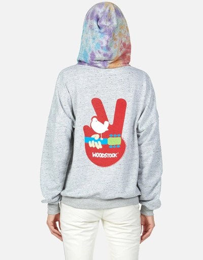 Lauren Moshi X Woodstock Melanie Woodstock Peace In Heather Grey/skittles