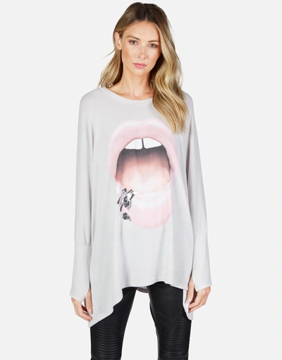 Lauren Moshi X Mira X Pink Lip Piercing In Cloud