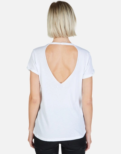 Lauren Moshi Moxie Lightning Storm Eye In White