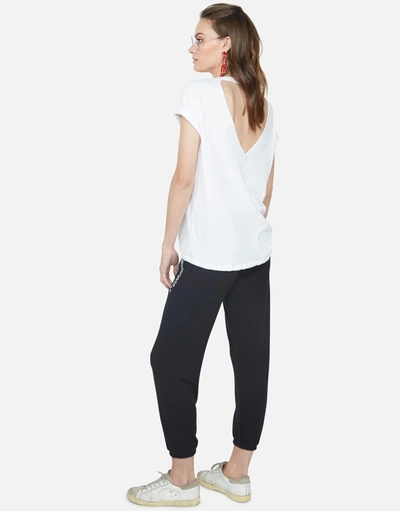 Lauren Moshi Moxie Skull Crest In White