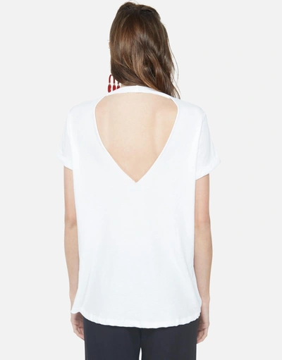 Lauren Moshi Moxie Skull Crest In White