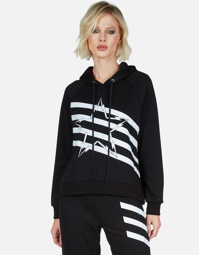Lauren Moshi Mynx Lightning Bolt Star In Black