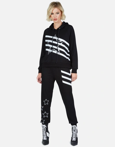 Lauren Moshi Mynx Lightning Bolt Star In Black