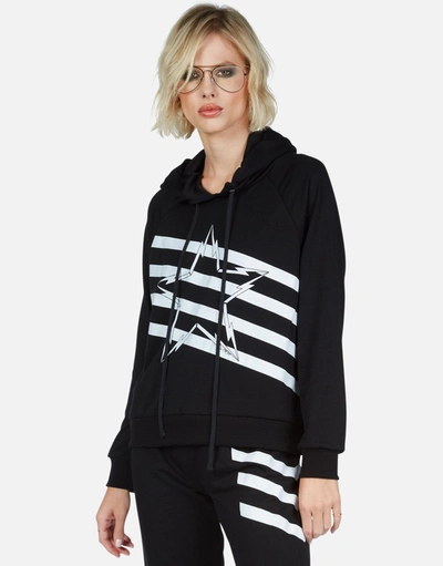 Lauren Moshi Mynx Lightning Bolt Star In Black