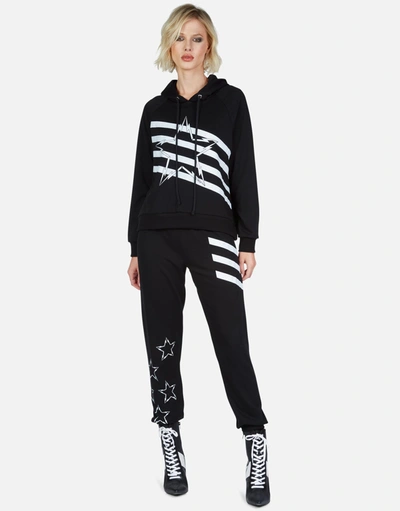 Lauren Moshi Mynx Lightning Bolt Star In Black