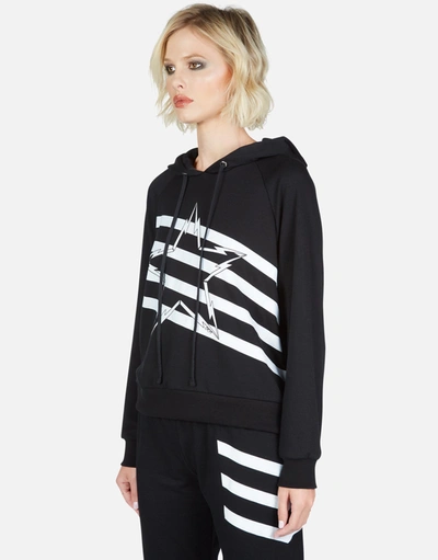 Lauren Moshi Mynx Lightning Bolt Star In Black