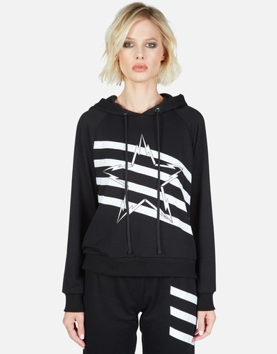 Lauren Moshi Mynx Lightning Bolt Star In Black