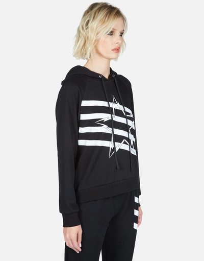 Lauren Moshi Mynx Lightning Bolt Star In Black