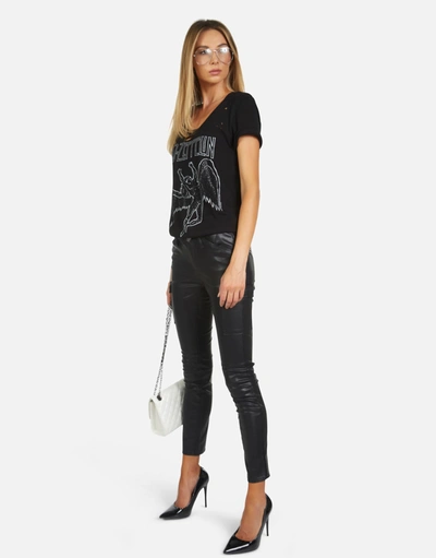 Lauren Moshi X Led Zeppelin Myra Led Zeppelin Outline In Black