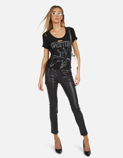 Lauren Moshi X Led Zeppelin Myra Led Zeppelin Outline In Black