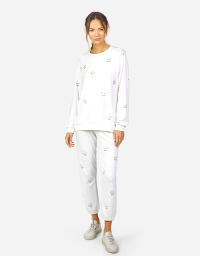Lauren Moshi Noleta Daisy Crystal In Milk