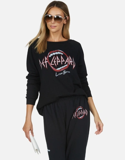 Shop Lauren Moshi X Def Leppard Noleta Love Bites Ii In Black