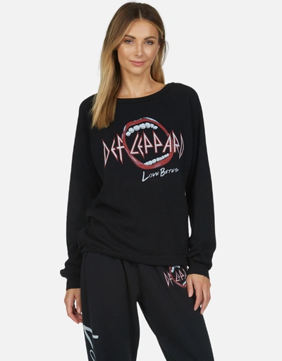 Shop Lauren Moshi X Def Leppard Noleta Love Bites Ii In Black