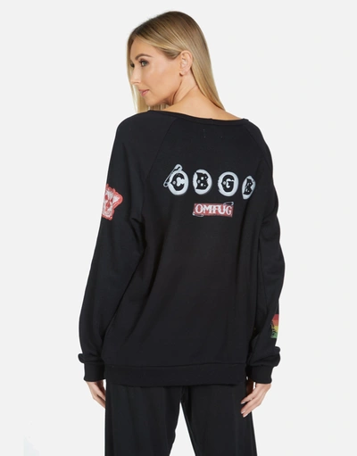 Shop Lauren Moshi Noleta Punk Cbgb In Black