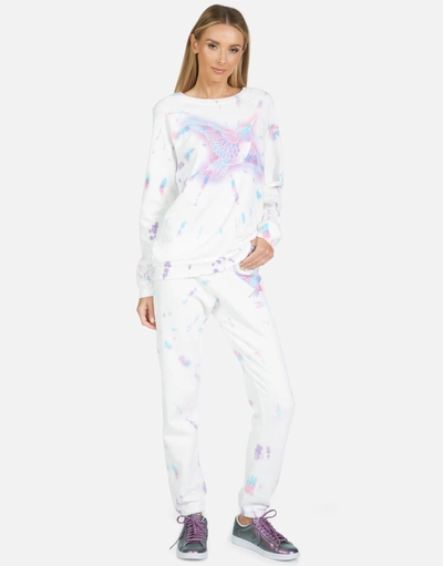 Shop Lauren Moshi Noleta Spray Hummingbird In Pastel Splash