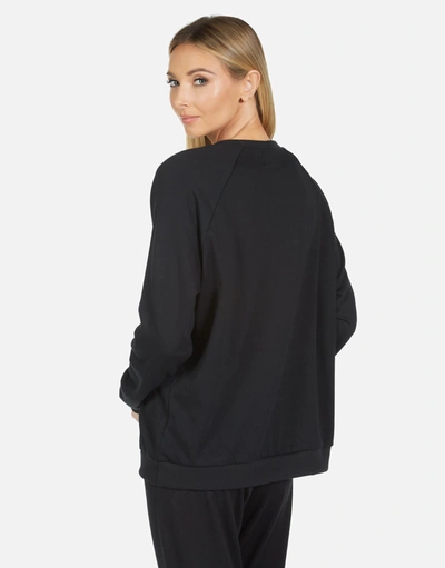 Lauren Moshi Noleta Stripe Skull In Black