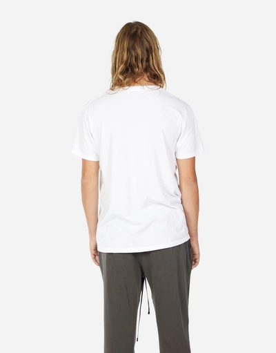 Lauren Moshi Men Sadler Moshi Lightning Skull In White