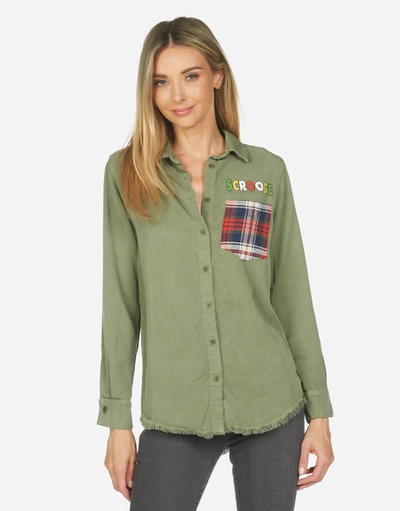 Lauren Moshi Selah Scrooge In Military/ Plaid