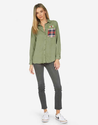 Shop Lauren Moshi Selah Scrooge In Military/ Plaid