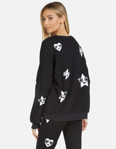 Lauren Moshi Sierra Bling Face In Black