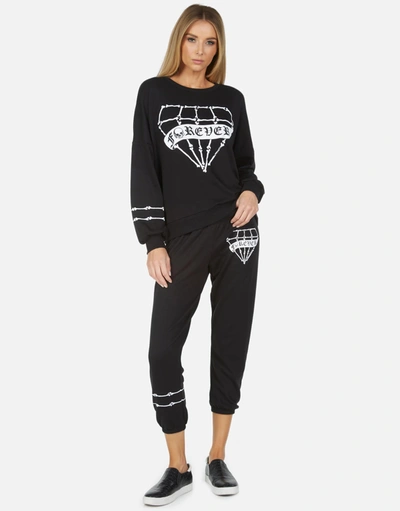 Lauren Moshi Sierra Bone Diamond In Black