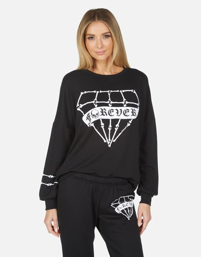 Lauren Moshi Sierra Bone Diamond In Black