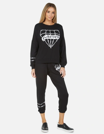 Shop Lauren Moshi Sierra Bone Diamond In Black