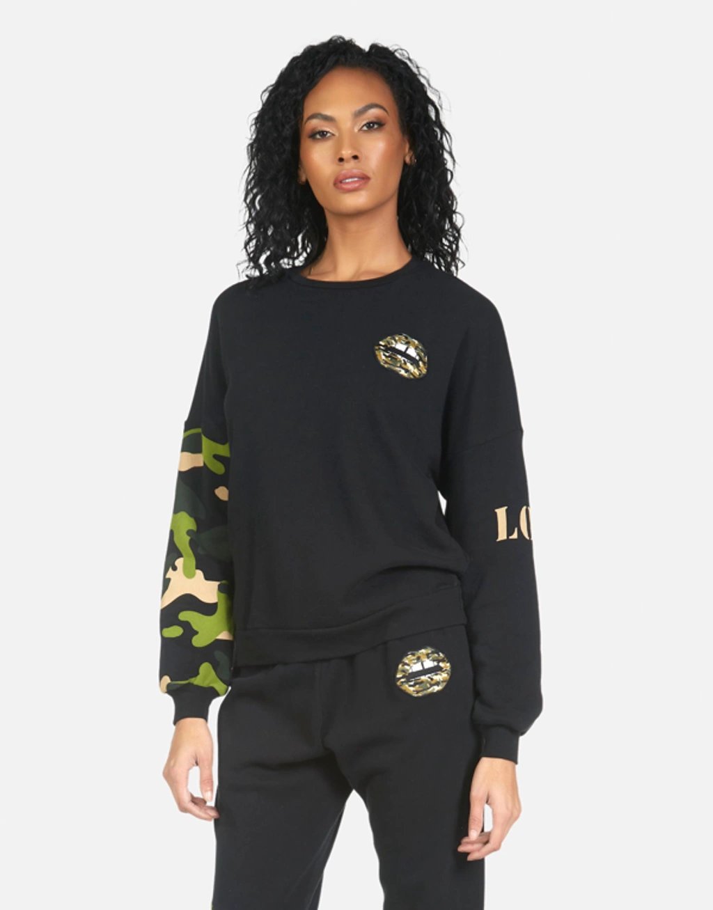 Lauren Moshi Sierra Camo Lip In Black/camo ModeSens