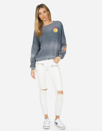 Lauren Moshi Sierra Color Punk Happy Eye In Faded Graphite