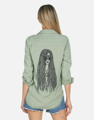 Lauren Moshi Sloane Hippie Girl In Pine Green