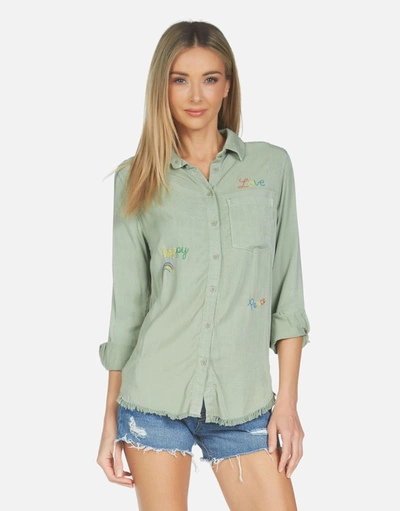 Lauren Moshi Sloane Hippie Girl In Pine Green