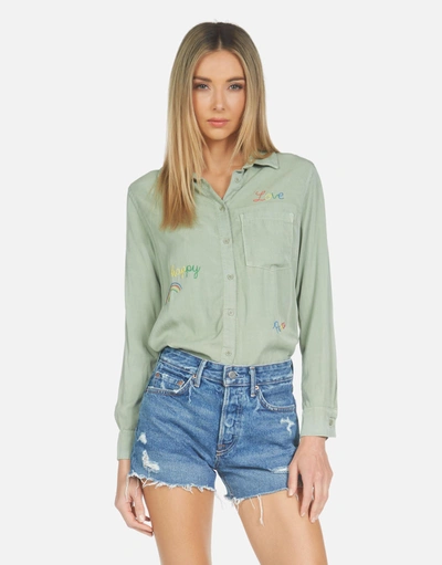 Lauren Moshi Sloane Hippie Girl In Pine Green