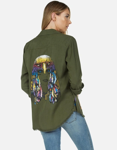 Lauren Moshi Sloane Rainbow Lady Eagle In Military