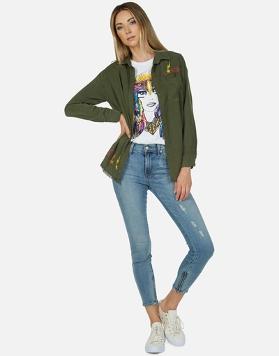 Lauren Moshi Sloane Rainbow Lady Eagle In Military