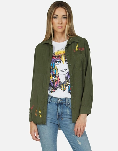 Lauren Moshi Sloane Rainbow Lady Eagle In Military