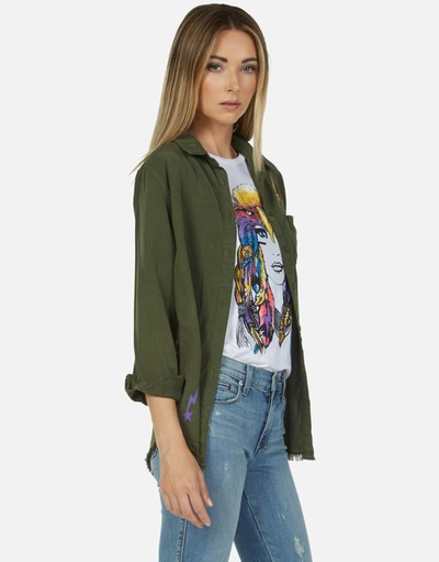 Lauren Moshi Sloane Rainbow Lady Eagle In Military