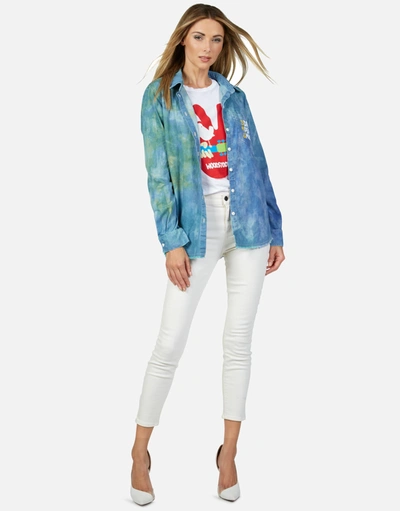 Lauren Moshi X Woodstock Sloane Woodstock Peace In Ocean Tide