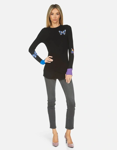 Lauren Moshi Solange Butterfly In Black