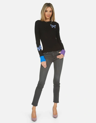 Lauren Moshi Solange Butterfly In Black