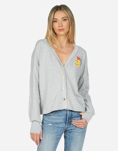 Lauren Moshi Susan Color Punk Happy Eye In Heather Grey