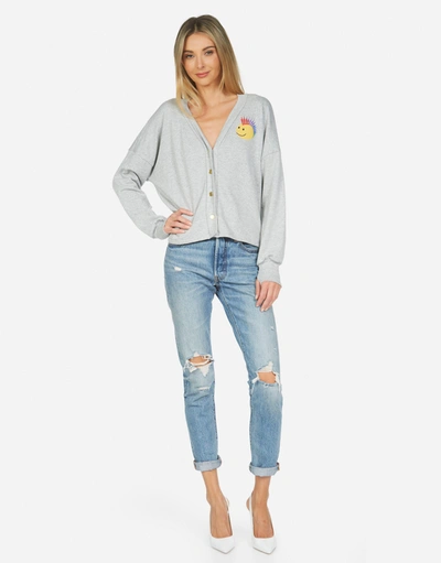 Lauren Moshi Susan Color Punk Happy Eye In Heather Grey