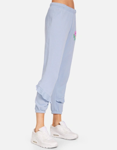 Lauren Moshi Tamara Floral Dove In Soft Sky