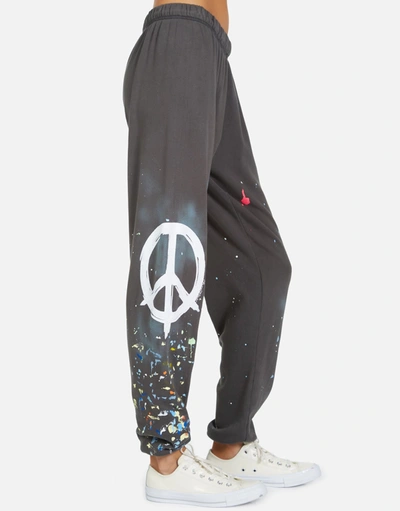 Lauren Moshi Tanzy Brush Peace In Vintage Onyx Paint Splatter