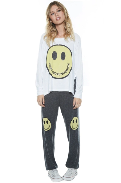 Lauren Moshi Tanzy Color Happy Miserable In Black