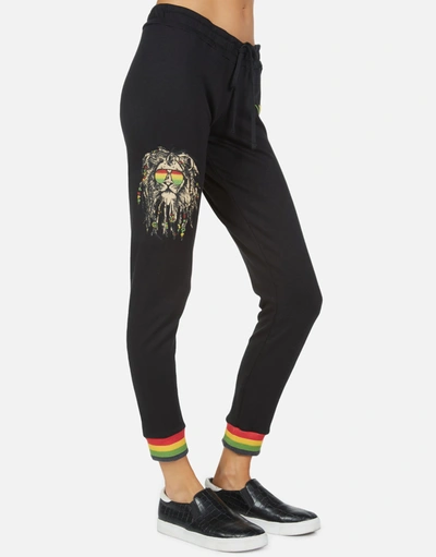 Lauren Moshi Valencia Rasta Lion In Black